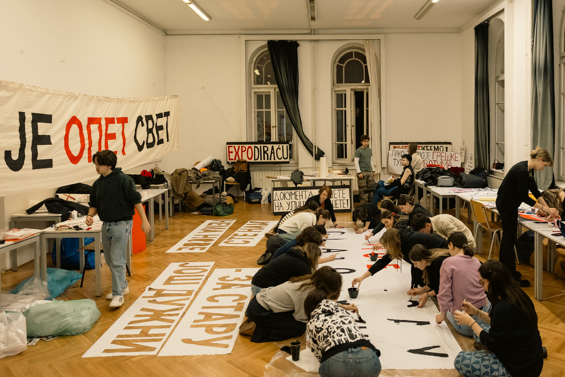 student protests in Serbia